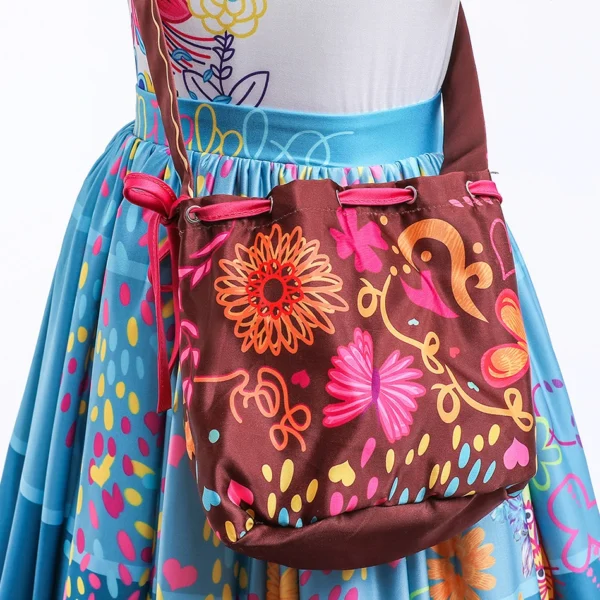 Girls Princess Costume Children Encanto Halloween Swing Flared Clothes Kids Printed Mirabel Cartoon Fantasy Cosplay Dress 3-12Y - Image 5