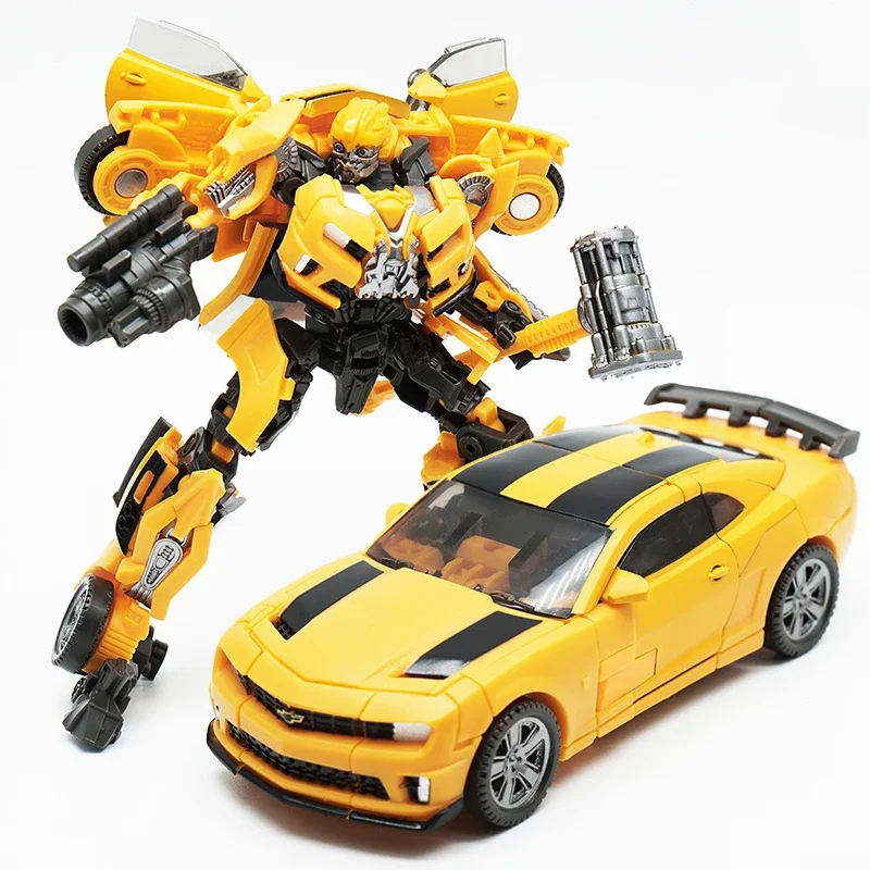 kf-S7682a75bb321438aa82f9b2ca2c472f1w Transformation Robot Toys Car Alloy Plastic Anime Movie Bumblee Action Figure Series Children Birthday Gift - Image 1