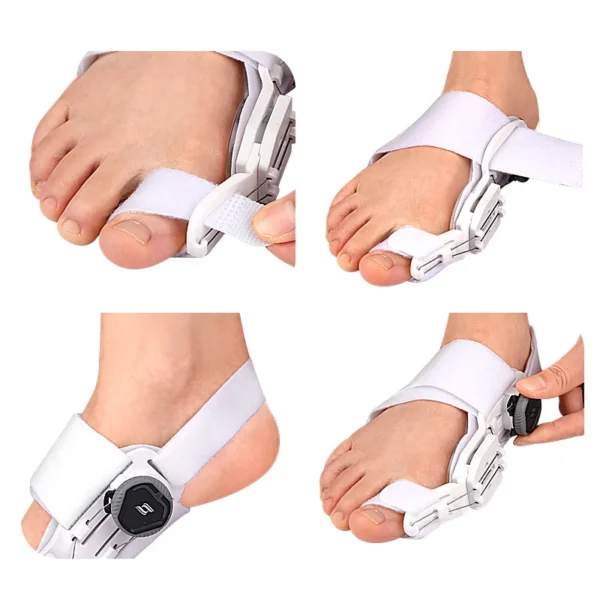 Bunion Corrector Unisex Foot Hallux Valgus Braces Rotatable Toe Separator Straightener Adjustable Pedicure Finger Toe Corrector - Image 2
