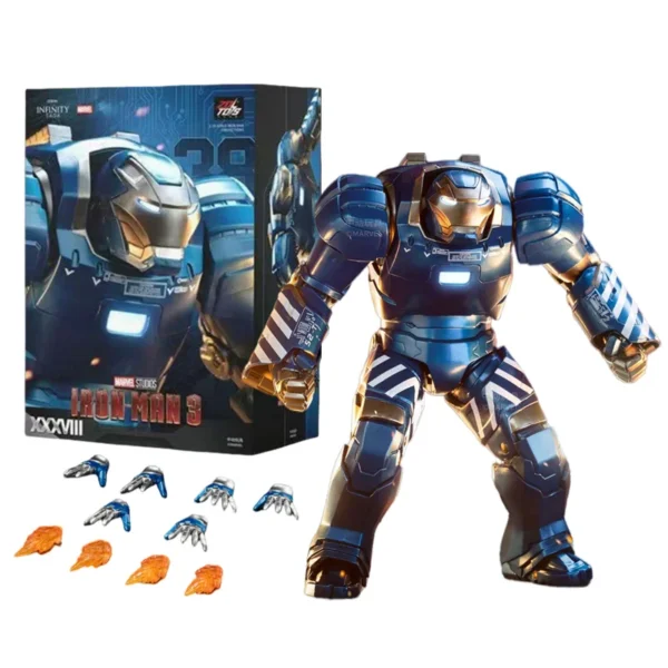 ZD Toys Iron Man MK35 Red Snapper Action Figure Iron Man Mk41 Mk47 Tank MK24 MK22 1/10 Scale Iron Man Collections Gift - Image 2