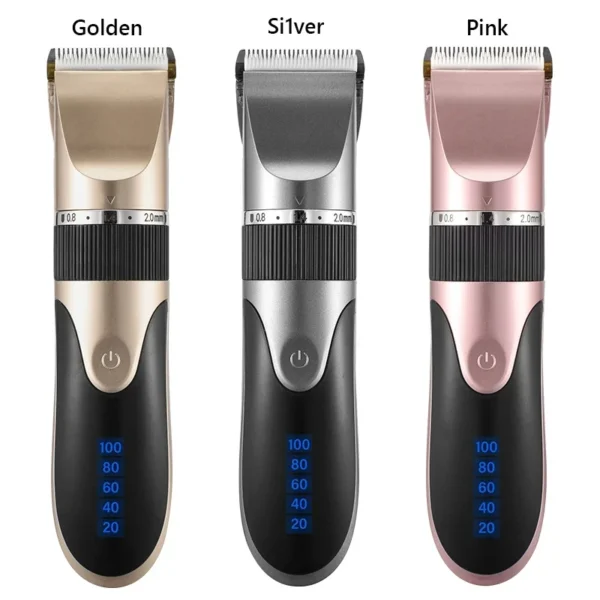 Professional Cordless Rechargeable Electric Hair Clipper - For Men, Adults & Kids, Barber-Grade Hair Trimmer & Cutter Machine - Image 5