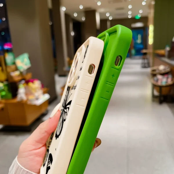 Black Butterfly Silicone Phone Case For iPhone 11 13 14 12 15 17 16 Pro Max XR XS X 7 8 Plus SE 2020 2022 Candy Color Soft Cover - Image 6