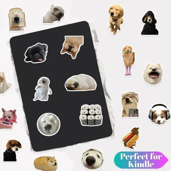 50/100/200Pcs Kawaii Cat Animals Stickers Notebook Stationery Scrapbook Decoration Decals Waterproof Graffiti Funny Sticker - Image 3
