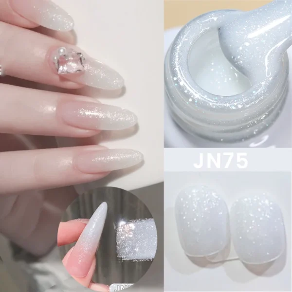 BORN PRETTY 10ml Nude Syrup Gel Jelly Nude Natural Color Semi Permanent Soak Off UV LED Varnish Nail Supplies Manicure - Image 5