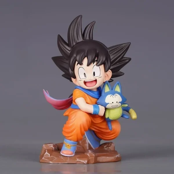 10cm Anime Dragon Ball Z Figure Goku Figure Goku Embrace Pura PVC GK Figures Yamcha Anime Collectible Model Toys Gifts - Image 2