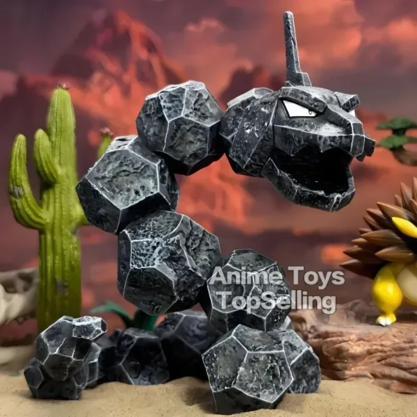 kf-S8067c9df0b9147c5b5c3f538ba8a5883Y 14cm/5.5in Anime Pokemen Figure Onix Action Figures Pvc Statue Collection Model Toys Gifts - Image 1