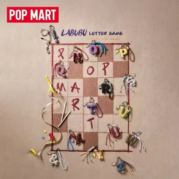 POP MART THE MONSTERS PIN FOR LOVE Series Letter Pendant Blind Box Mystery Box Guess Bag Toys Doll Anime Figure Ornaments Gift - Image 4