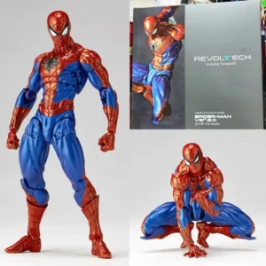 Super Hero Spiderman Ver.2.0 Revoltech Miles Morales Pete Parker Spider-man Action Figures Collection Model Toy Gifts