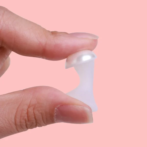8Pcs White Pearls Soft Silicone Toe Separator For Nail Polish，Set of Toe Spacers For Feet Apply Nail Polish And Repair nails - Image 6
