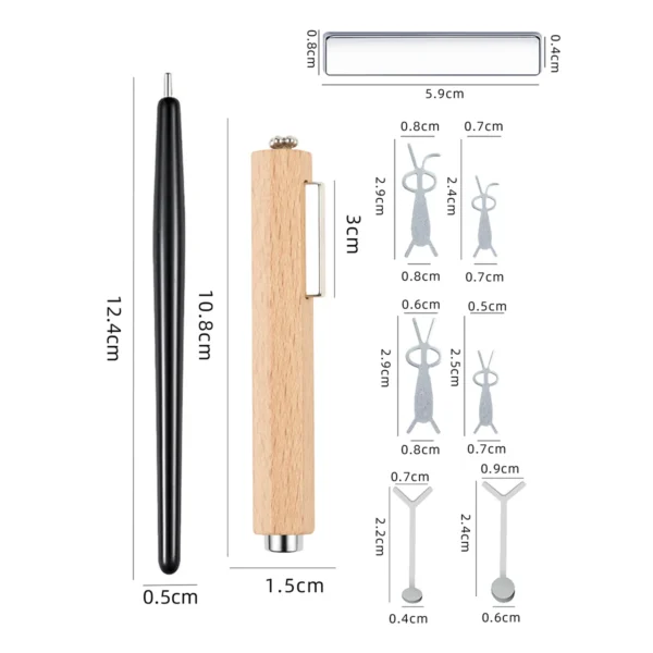 4/7/6/9pcs Cat Eye Magnet Set With Iron for Nails Heart Shaped Rabbit Iron Magnetic Design DIY Nail Tool Back To School ﻿ - Image 4