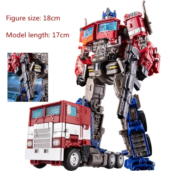 Transformation Toys Robot Car Alloy Plastic YS04A Optimu Prim Action Figure Anime Movie Series Children Birthday Gift - Image 2