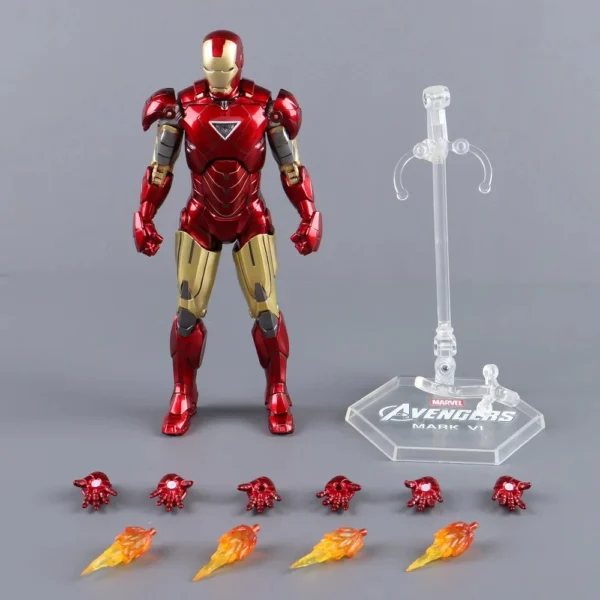 ZD Toys Iron Man Action Figure Joint Movable MK1 MK3 MK6 MK7 MK42 MK45 MK50 MK85 MK17 MK33 MK39 Adult Collection Figure Gift - Image 4