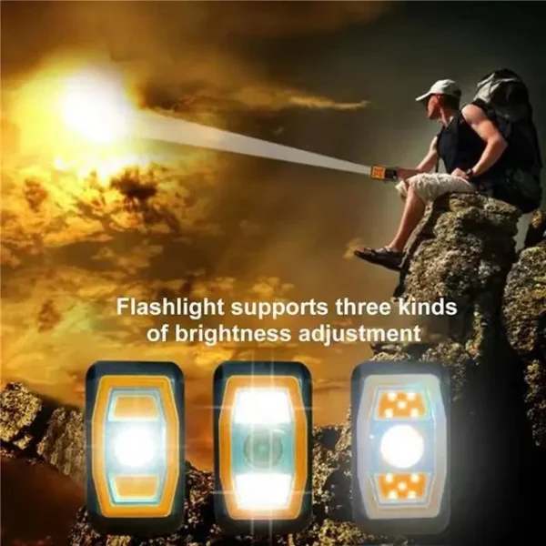 5000mAh Portable Emergency Solar Power Radio Hand Crank Charging AM/FM SW multi BAND Radio Led Reading Flashlight Power Bank - Image 6
