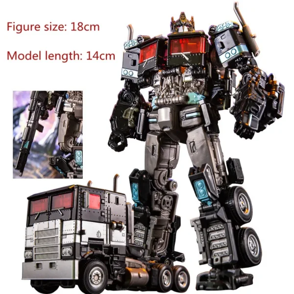 Transformation Toys Robot Car Alloy Plastic YS04A Optimu Prim Action Figure Anime Movie Series Children Birthday Gift - Image 3