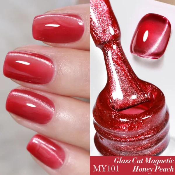 BORN PRETTY 10ml Silver Water Light Cat Magnetic Gel Nail Polish Nail Supplies Vernis Semi Permanent Gel for Fall Winter Nails - Image 4