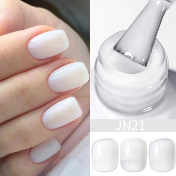 BORN PRETTY Black Jelly Gel Nail Polish 10ml Crystal Translucent Nail Art Vernis Semi Permanent Soak Off UV LED Gel DIY At Home - Image 5