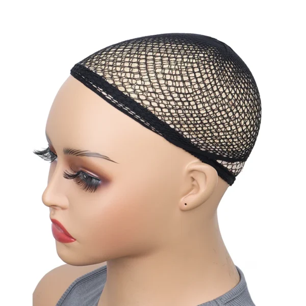 5 Pcs/Pack New Stretchable Elastic Hairnets Fashion Mesh Weaving Wigs Cap For Women Making Wig Tools - Image 6