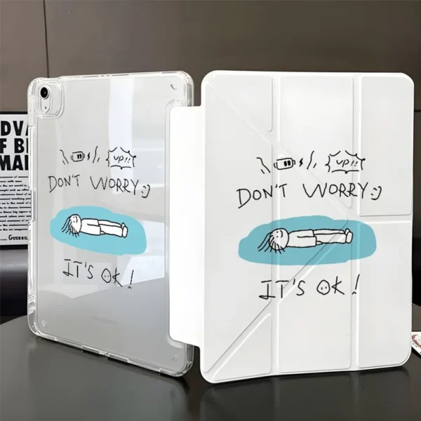 For iPad Air 5 4 3 A16 11th M3 iPad Pro 11 12.9 13 10 Gen 10.5 10.2 9th 8th 6th 5th 9.7" Mini 7 6 Smart Case With Pen Holder - Image 5