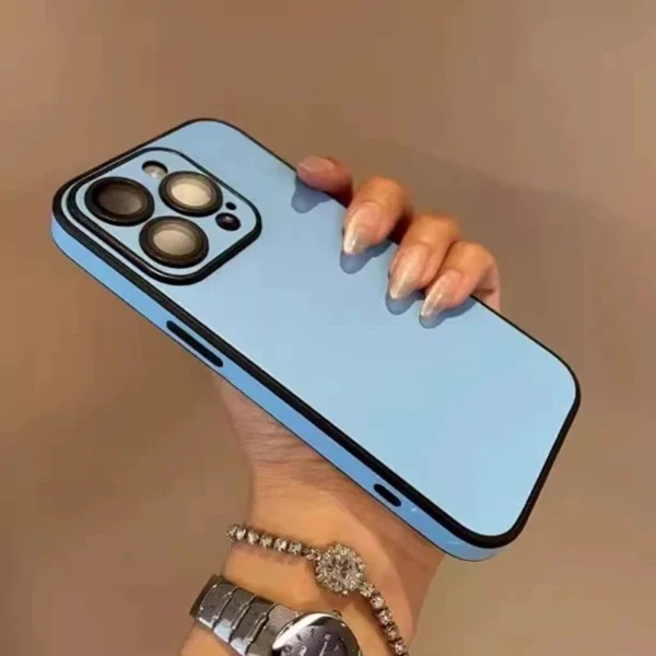 Luxury Matte Cortex Phone Case For iPhone 11 12 13 14 15 16 Pro Max Plus Shockproof Lens Protection Bumper Back Cases Cover - Image 6