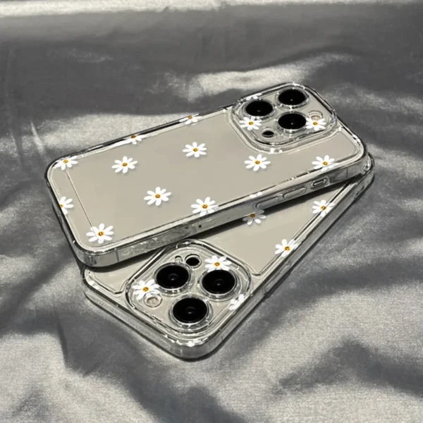 Small Flower Soft Case For iPhone 16 Pro Case iPhone 15 13 16e 11 12 14 17 Pro Max XR XS 7 8 Plus SE Shockproof Anti-drop Cover - Image 6