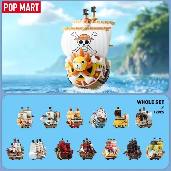 POPMART ONE PIECE THE GRAND LINE SERIES VEHICLES Blind Box Guess Bag Toys Doll Cute Anime Figure Desktop Ornaments Collection - Image 2