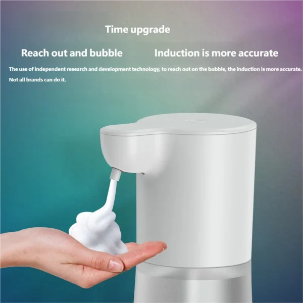 Automatic Soap Dispenser Soap Foam Dispenser Smart Sensor Soap Dispenser Contactless USB Charging 350ml Hand Sanitizer Machine - Image 4