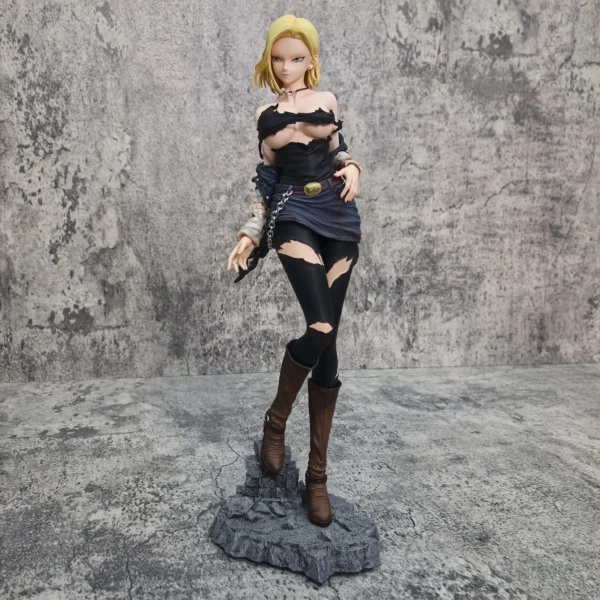 kf-S978fb9dd513a4472aa524eb64a2f18d1l Dragon Ball 30cm Anime Figure Sexy Android 18 Pvc Action Figurine Model Statue Toys Statue Doll Collection Decoration Toys Gift - Image 1