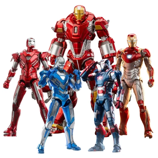 kf-S993ab1103c104fa898c5818c995066f1u ZD Toys Iron Man Action Figure Iron Patriot MK1-7 MK17 MK33 MK85 MK30 War Machine Legends Avengers Tony Stark Collect Toy Gift - Image 1