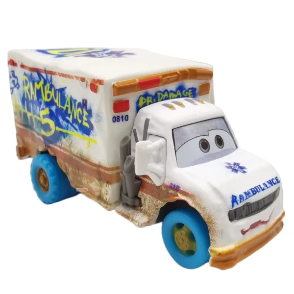 Disney Pixar Cars 3 Dr. Damage Rambulance Racing Mr. Arvy Car Children's Toy Alloy Toy Model Children's Gift - Image 4