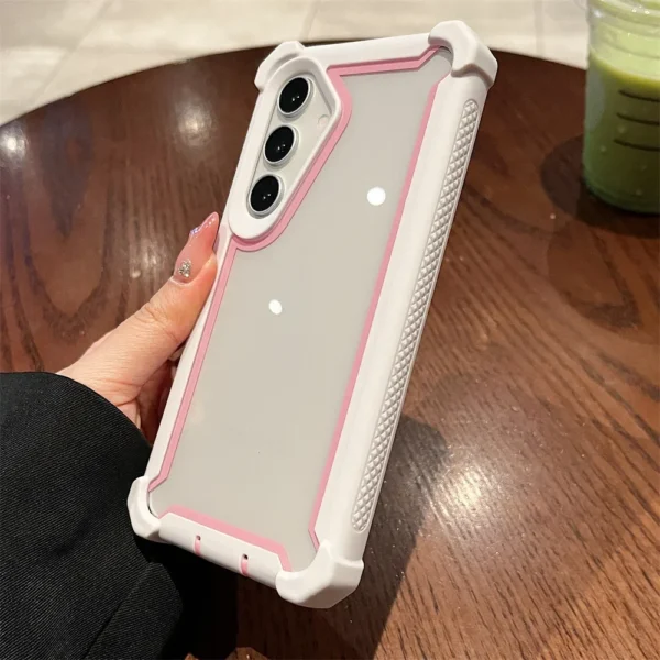 Heavy Duty Dual Layer Transparent Luxury Phone Case for Samsung Galaxy A06 A12 A15 A16 A21 A23 A24 A25 A35 A51 A54 A55 A56 Cover - Image 6