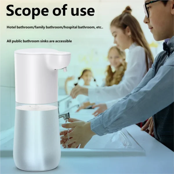 Automatic Soap Dispenser Soap Foam Dispenser Smart Sensor Soap Dispenser Contactless USB Charging 350ml Hand Sanitizer Machine - Image 6