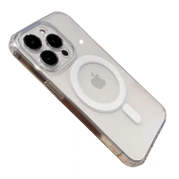 Luxury Magsafe Wireless Charge Transparen Case For iPhone 11 12 13 14 15 16 Pro Max Plus Mini Magnetic Shockproof Bumper Cover - Image 6