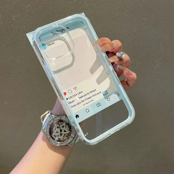 Luxury Transparent Candy Phone Case For iPhone 11 12 13 14 15 16 17 Pro Max Plus Air Clear Shockproof Bumper Back Cases Cover - Image 4