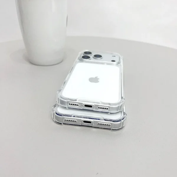 Airbag Anti Fall Crystal Phone Case for iPhone 17 Pro Max 17 Pro 17 Air 16 15 14 13 12 11 XR XS 7 8 Plus Back Slim Back Cover - Image 4