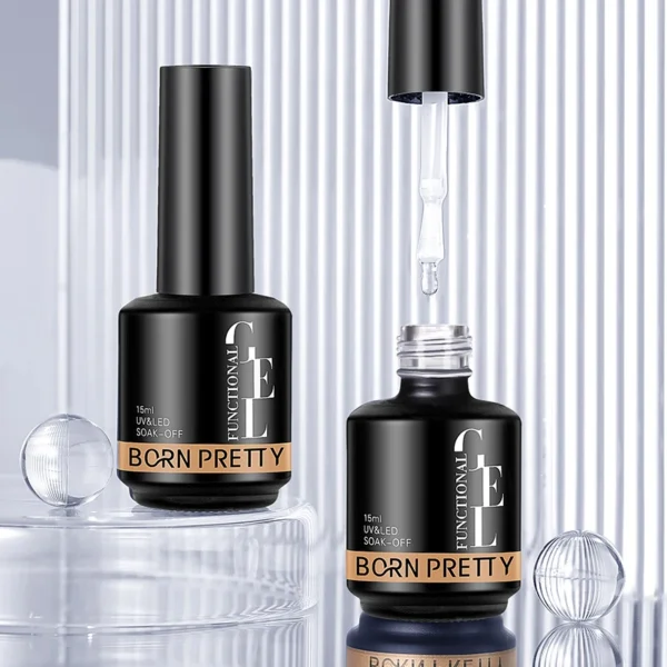 BORN PRETTY 15ml Base Top Coat Reinforcement Gel for Soak Off UV LED Nail Art Gel Nail Polish Function Gel - Image 5