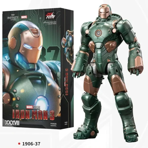 ZD Toys Iron Man MK35 Red Snapper Action Figure Iron Man Mk41 Mk47 Tank MK24 MK22 1/10 Scale Iron Man Collections Gift - Image 5