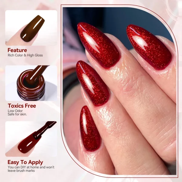 BORN PRETTY 130Colors Nail Gel Polish 10ml Vernis Semi Permanent Nail Art Manicure Soak Off LED UV Gel Nail Polish Nail Supplies - Image 6