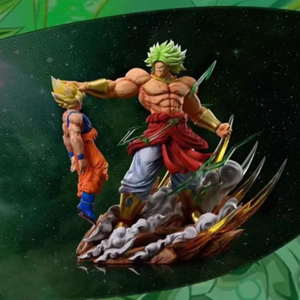 20cm Dragon Ball Anime Figures Broli Vs Goku Action Figures Pvc Model Statue Goku Broly Doll Collectible Toys Birthday Gift - Image 1
