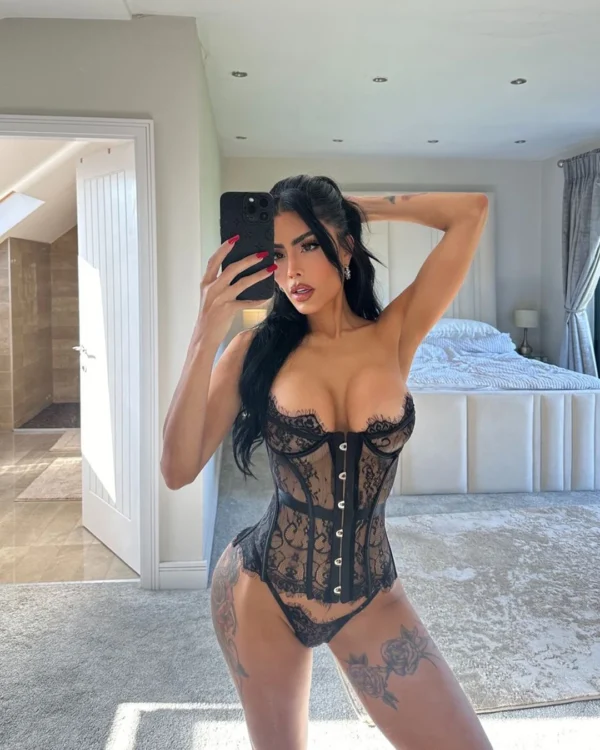 Ellolace Sexy Lingerie For Women Palace Sensual Corset Hilitos 2PC Set Sheer Strapless Lace Slim Clubwear Call Of The Night - Image 5