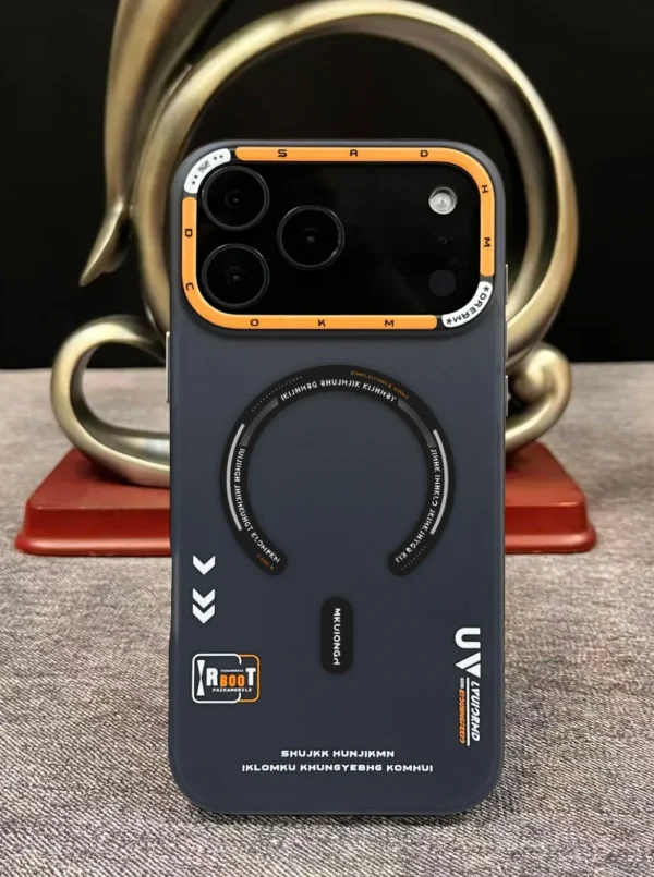 Matte Magnetic Phone Case For iPhone 17 Pro Max 17 17 Pro Magsafe Wireless Charge Frosted Back Metal Lens Frame Buttons Cover - Image 5