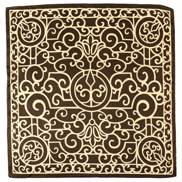 Luxury Brand Square Silk Scarf Women Hairband Design Printed Small Satin Shawls Foulard Neckerchief Female Headbands Bandana - Image 6