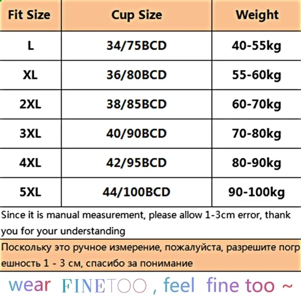 3Pcs Women Lace Bra Perspective Push Up Ice Silk Deep V Bralette Bra Sexy Lingerie Tops Plus Size Cup Mom's underwear L-5XL - Image 6