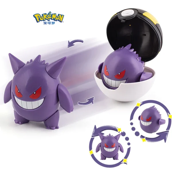 Pokemon Figures Toys Pocket Monsters Ball Model Pikachu Gengar Pokeball Dragonite Snorlax Pokeball Action Figures Toy - Image 4