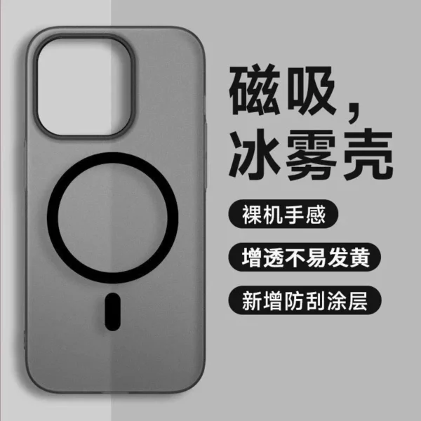 Ultrathin Wireless Charge Magsafe Phone Case For iPhone 11 12 13 14 15 16 Pro Max Plus Transparen Matte Magnetic Bumper Cover - Image 6