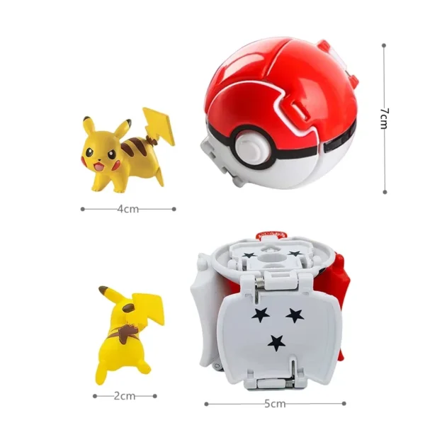 Pokemon Elf Ball Pokeball Anime Figure Cartoons Pikachu Charizard Piplup Kyogre Pocket Monster Pet Anime Action Model Toy Gifts - Image 6