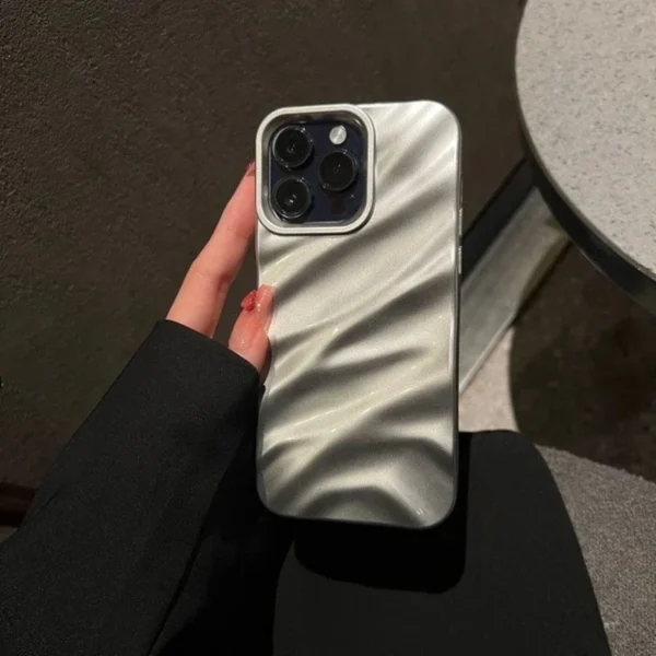 Soft Water Ripple Pattern Phone Case For iPhone 11 12 13 14 15 16 17 Pro Max X Xs Max XR 7 8 Plus SE 2020 Air Bumper Cases Cover - Image 5