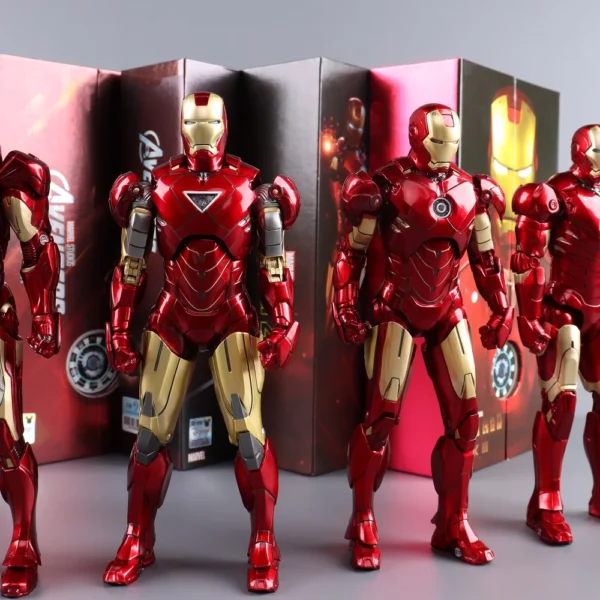 ZD Toys Iron Man Series Joint Movable MK1 MK2 MK3 MK4 MK5 MK6 MK7 MK42 MK43 MK50 Movie Action Figure 7 Inches Mark Dolls - Image 2