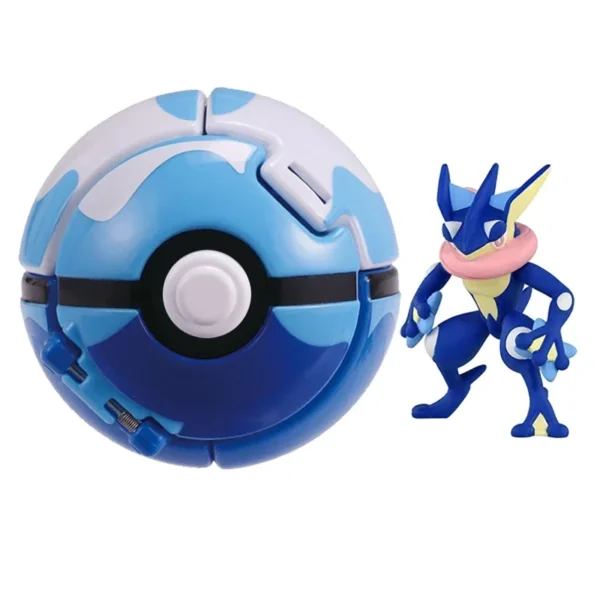 Pokemon Elf Ball Pokeball Anime Figure Cartoons Pikachu Charizard Piplup Kyogre Pocket Monster Pet Anime Action Model Toy Gifts - Image 4