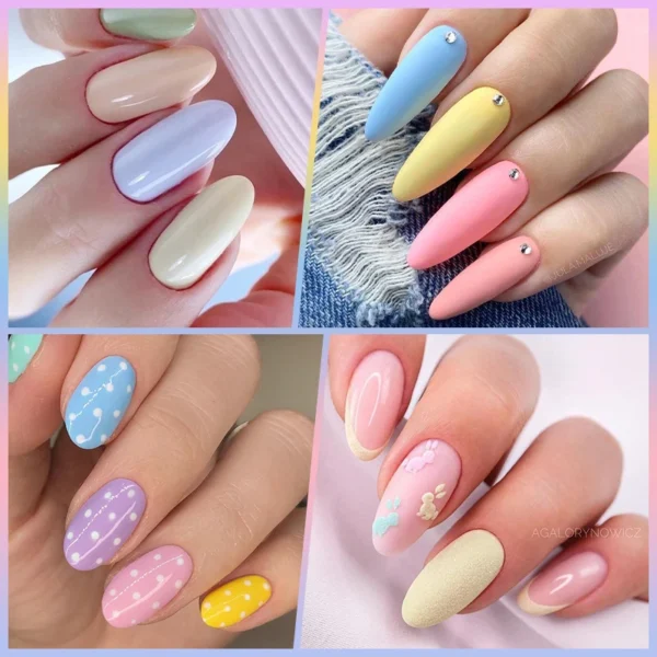 BORN PRETTY Sweet Spring Summer Color Gel Nail Polish 10ml Light Pink Green Yellow Long Lasting Varnis Semi Permanent For Nails - Image 5