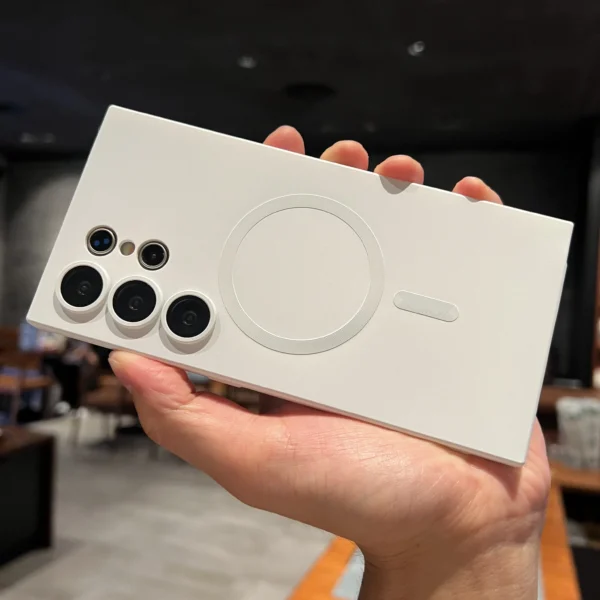 Luxury For Magsafe Magnetic Case For Samsung Galaxy S24 S25 S22 S23 Ultra Plus S20 S21 FE Note 20 A35 A55 A05 A15 Soft TPU Cover - Image 2